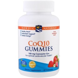CoQ10 100mg Strawberry 60 gummies Nordic Naturals