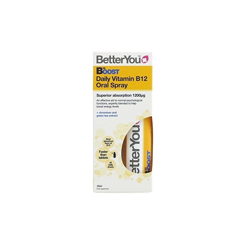Boost B12 Oral Spray 25ml BetterYou