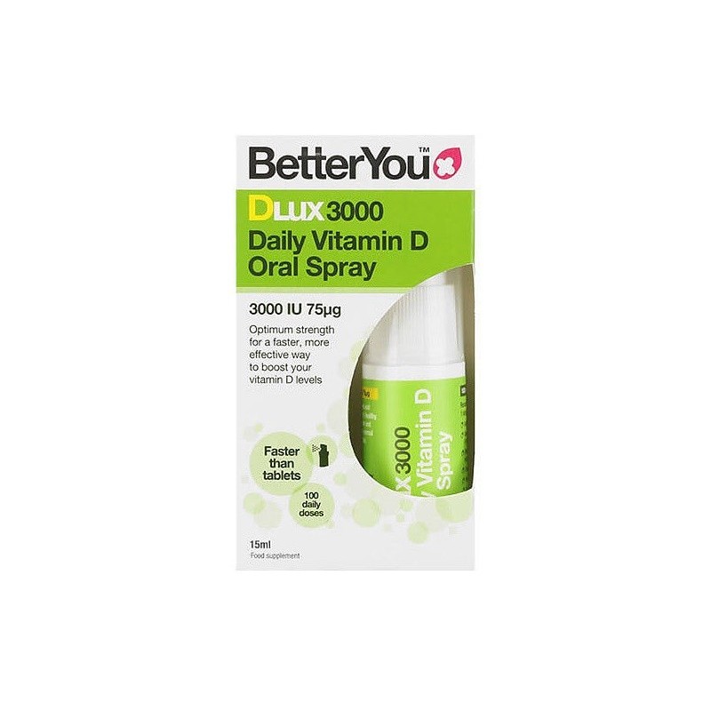 D3000 Daily Vitamin D Oral Spray 15ml BetterYou