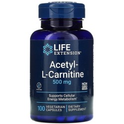 Acetyl-L-Carnitine 500mg 100 vcaps Life Extension