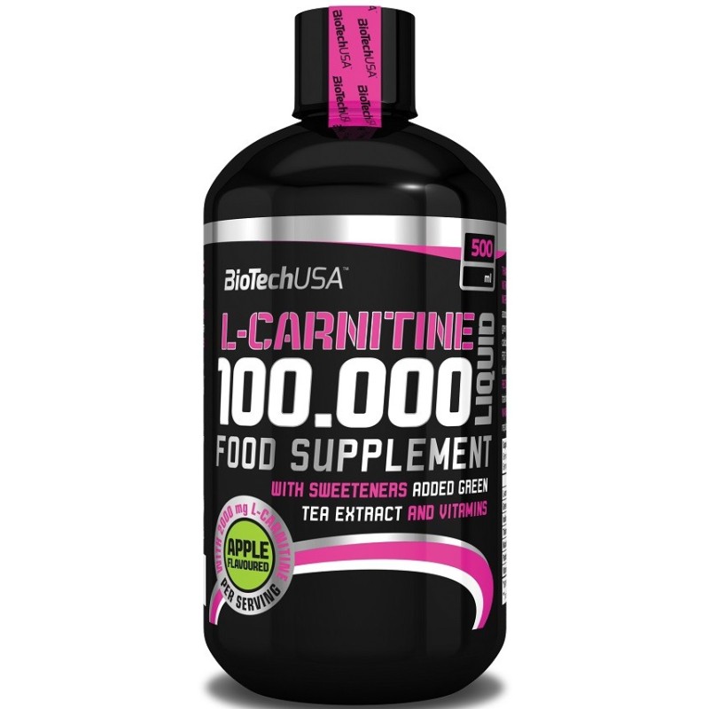 L-Carnitine 100.000 Apple 500ml BioTechUSA