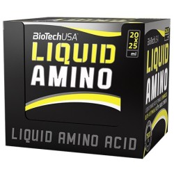 Płynne Aminokwasy Pomarańczowy 20 x 25ml BioTechUSA