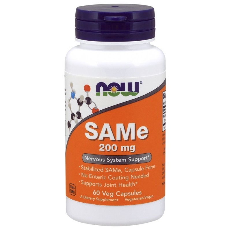 SAMe 200mg 60 vcaps NOW Foods