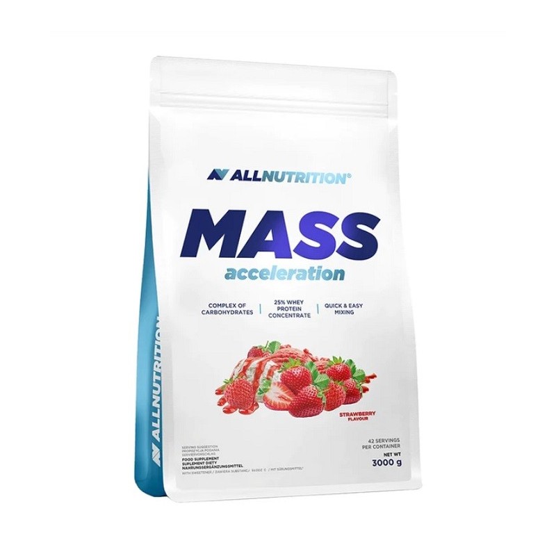 Przyspieszenie Masy Smak Truskawkowy 3000g Allnutrition