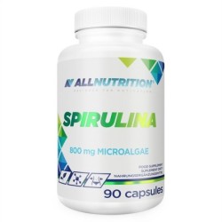 Spirulina 800mg 90 kapsułek Allnutrition