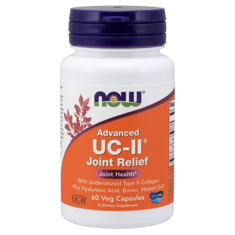 UC-II Advanced Joint Relief 60 vcaps NOW Foods