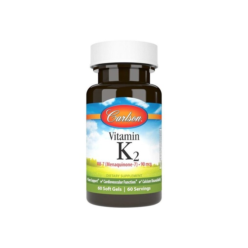Vitamin K2 MK-7 90mcg 60 softgels Carlson Labs