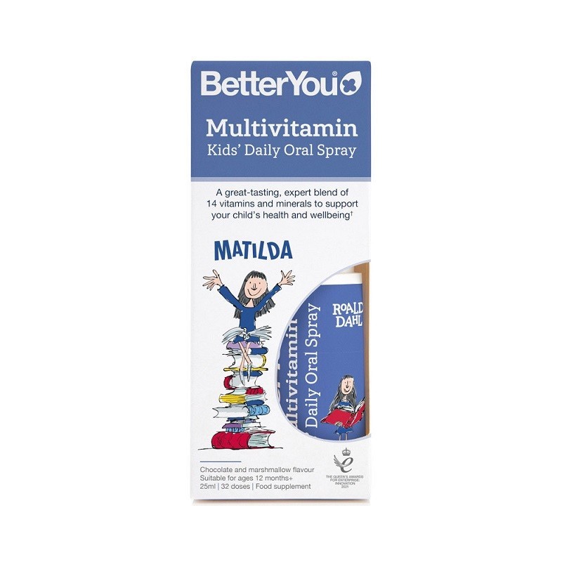 Multiwitamina Spray Doustny dla Dzieci Czekolada i Pianki Marshmallow 25ml BetterYou