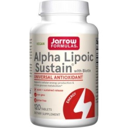 Alpha Lipoic Sustain with Biotin 120 tablets Jarrow Formulas