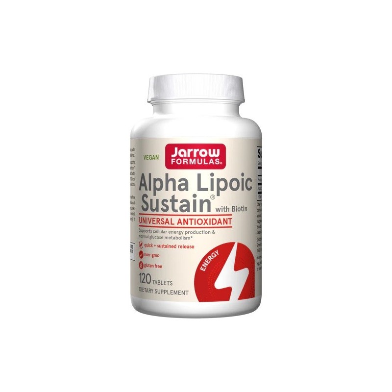 Alpha Lipoic Sustain with Biotin 120 tablets Jarrow Formulas
