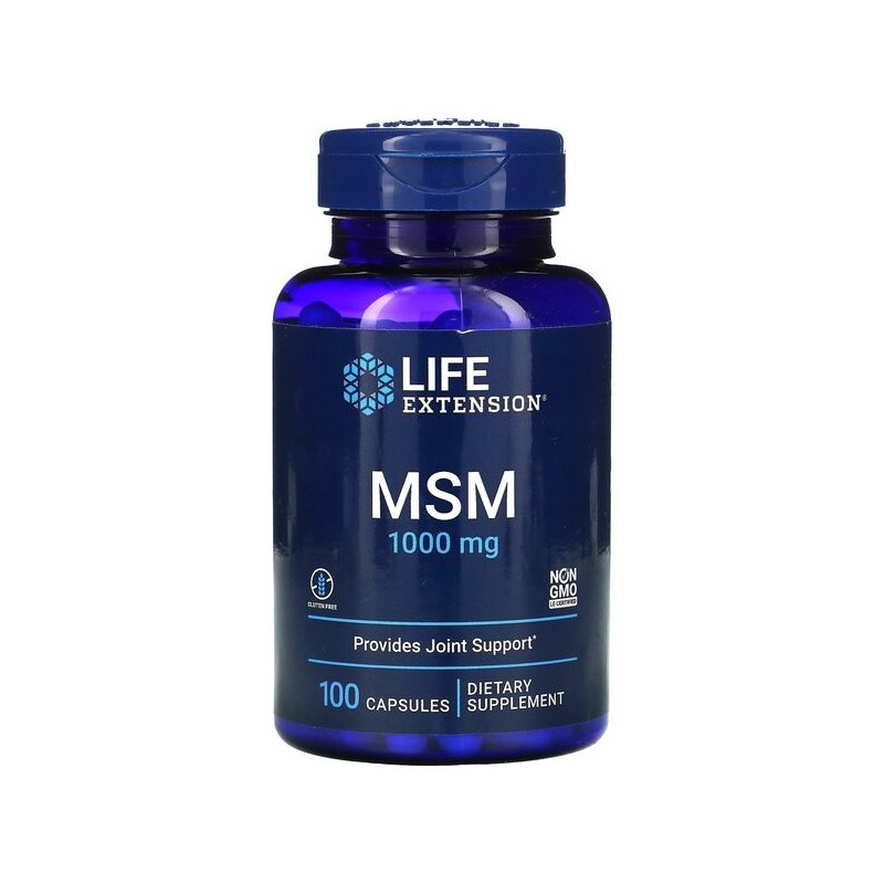 MSM 1000mg 100 kapsułek Life Extension