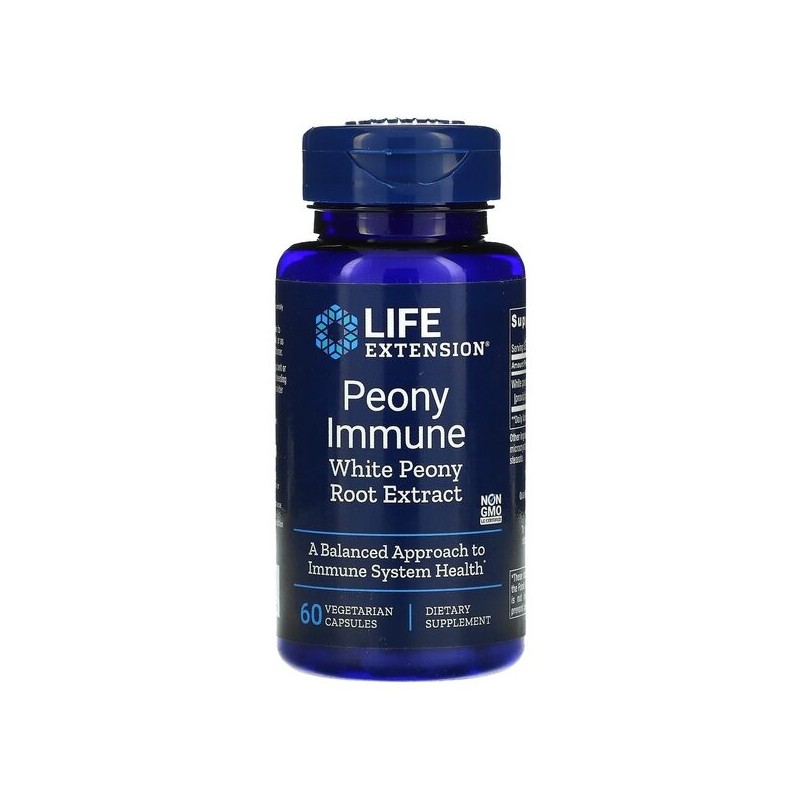 Peonia Wspierająca Odporność 60 kapsułek Life Extension