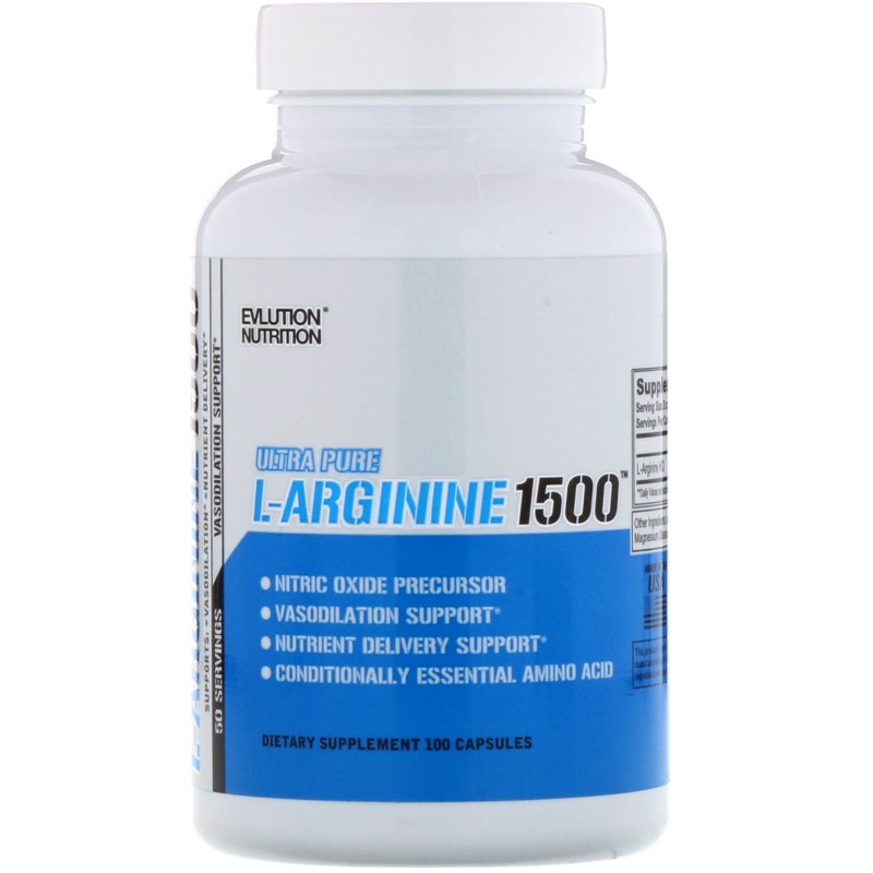 L-Arginine 1500 100 caps EVLution Nutrition