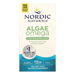 Algae Omega 715mg Omega 3 120 softgels Nordic Naturals