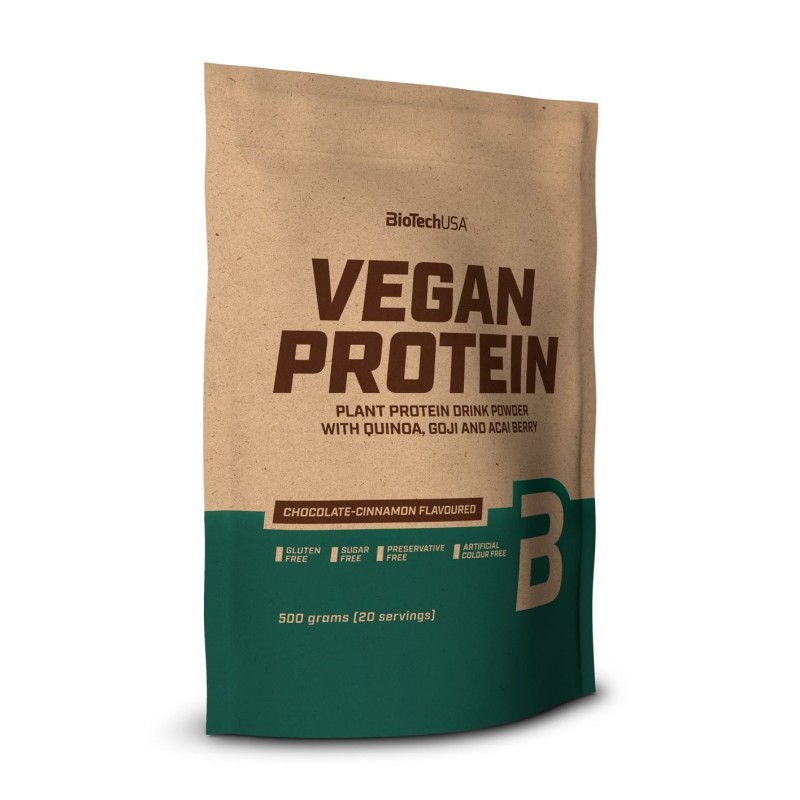 Vegan Protein Chocolate-Cinnamon 500g BioTechUSA