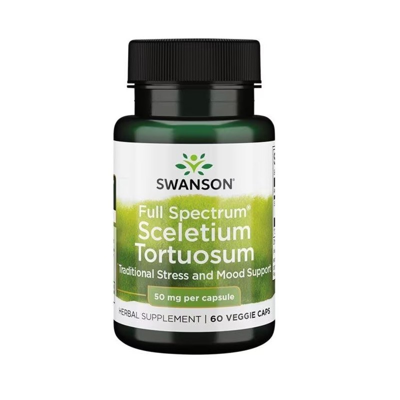 Full Spectrum Kanna 50mg 60 kapsułek Swanson