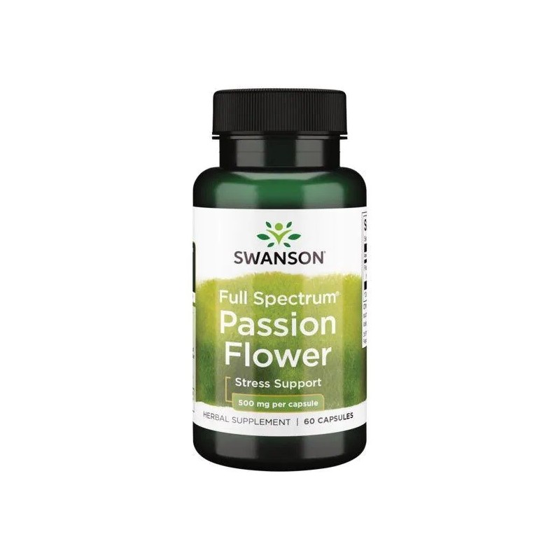 Full Spectrum Kwiatów Męczennicy 500mg 60 kapsułek Swanson