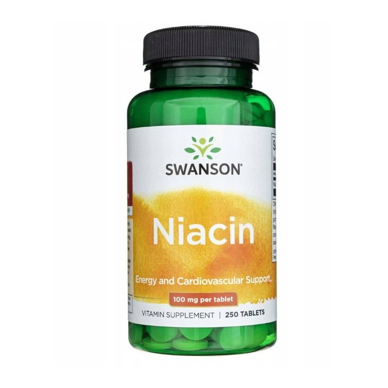 Niacin 100mg 250 tablets Swanson