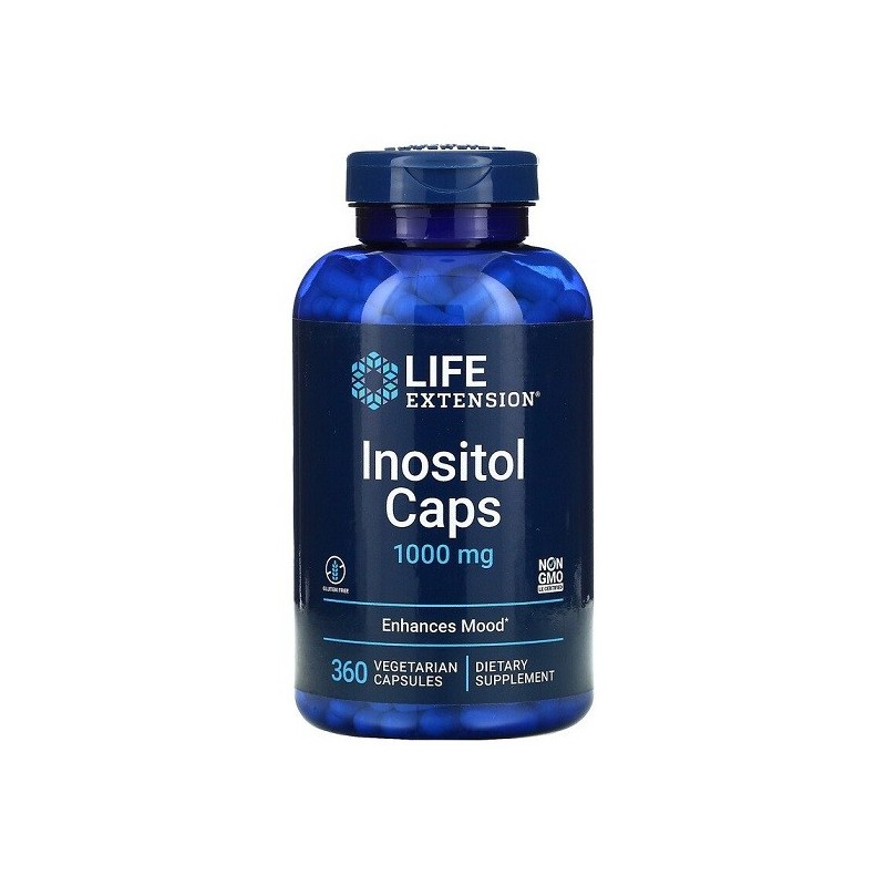 Inositol Caps 1000mg 360 vcaps Life Extension