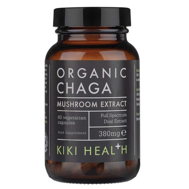 Ekstrakt z Chaga 380mg 60 kapsułek KIKI Health