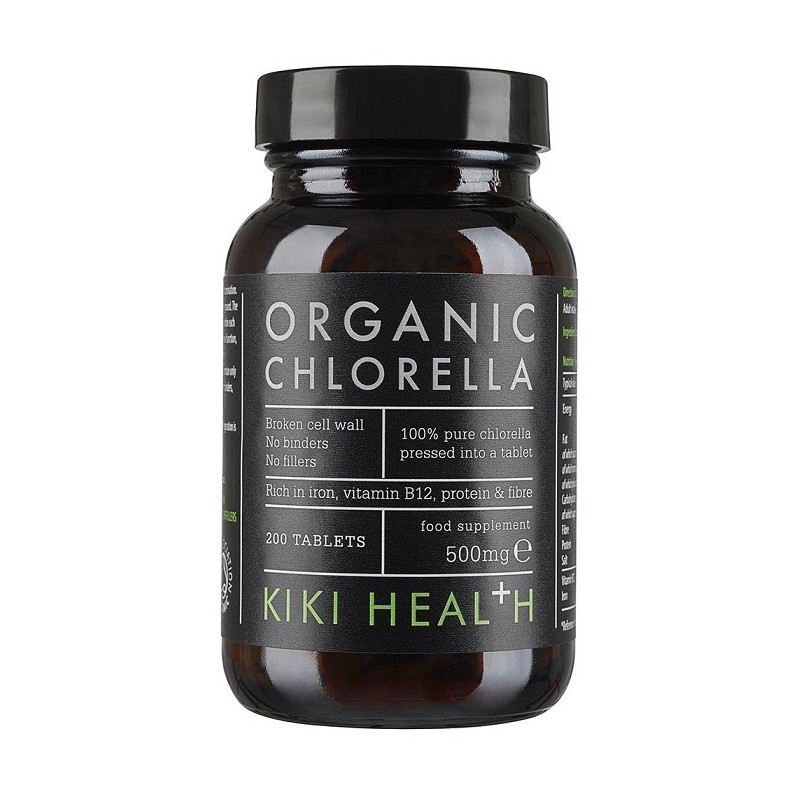 Chlorella 500mg 200 tabletek KIKI Health