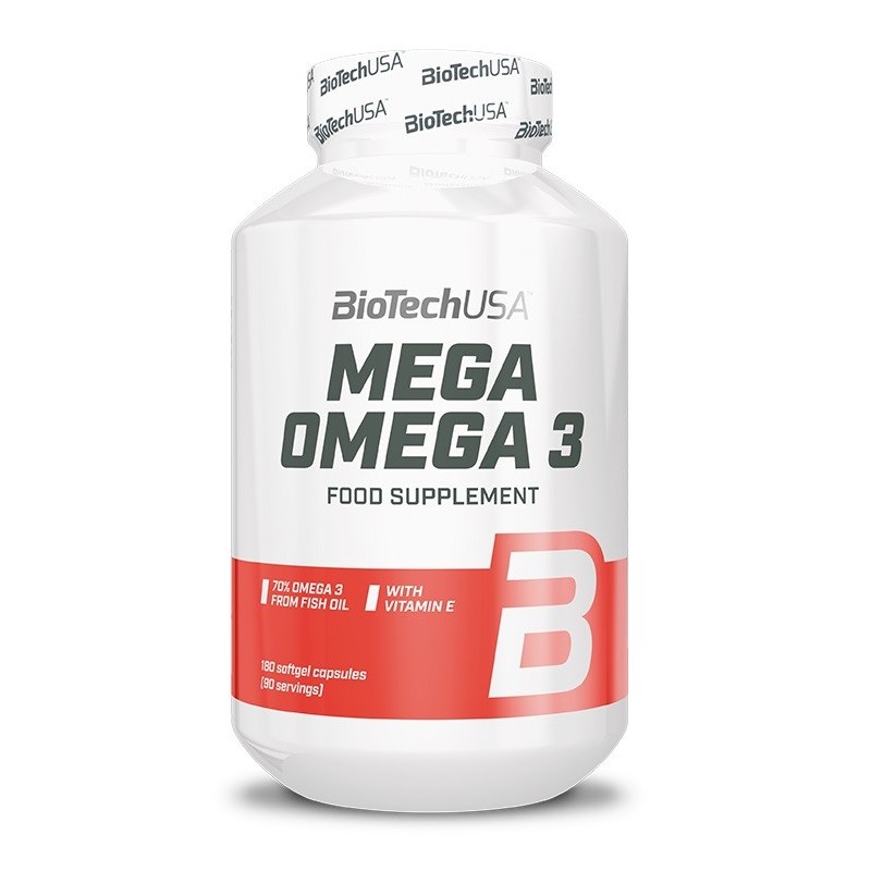 Mega Omega 3 - 180 kapsułek BioTechUSA