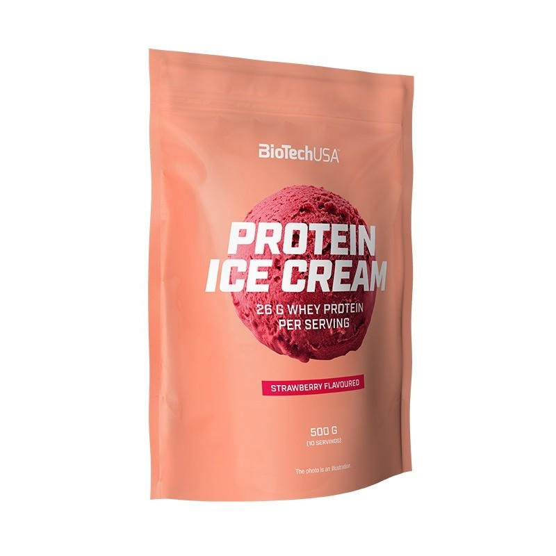 Protein Ice Cream Strawberry 500g BioTechUSA