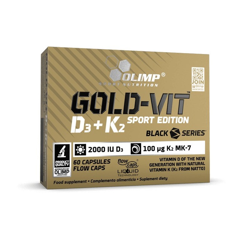 Gold Witamina D3 + K2 Sport Edition 60 kapsułek Olimp Nutrition