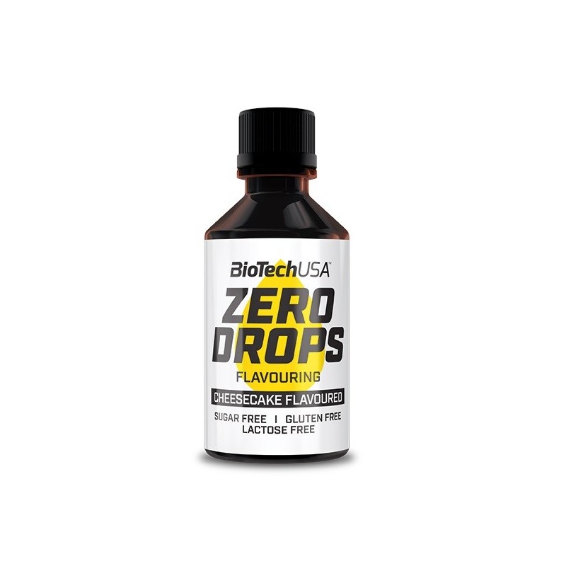 Zero Drops Cheesecake 50ml BioTechUSA