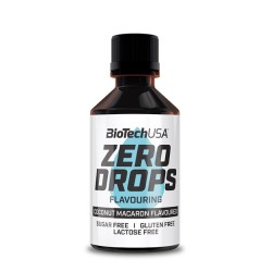 Krople Zero Makaronik Kokosowy 50ml BioTechUSA