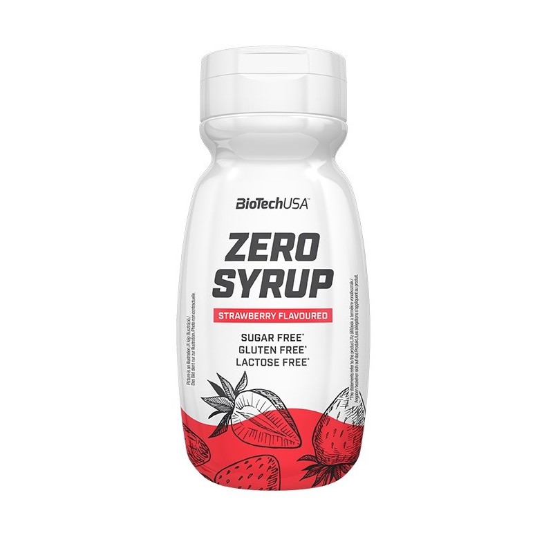 Zero Syrup Strawberry 320ml BioTechUSA