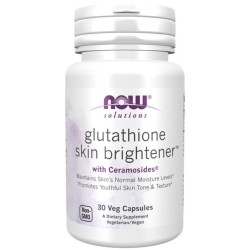 Glutathione Skin Brightener with Ceramosides 30 vcaps NOW Foods