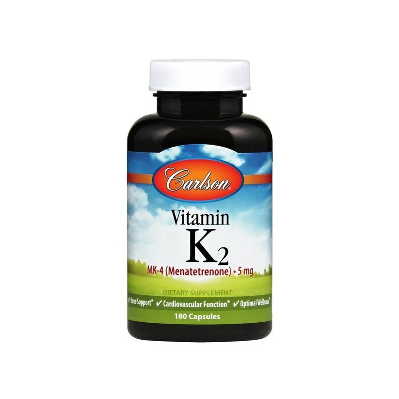 Vitamin K2 MK-4 5mg 180 caps Carlson Labs