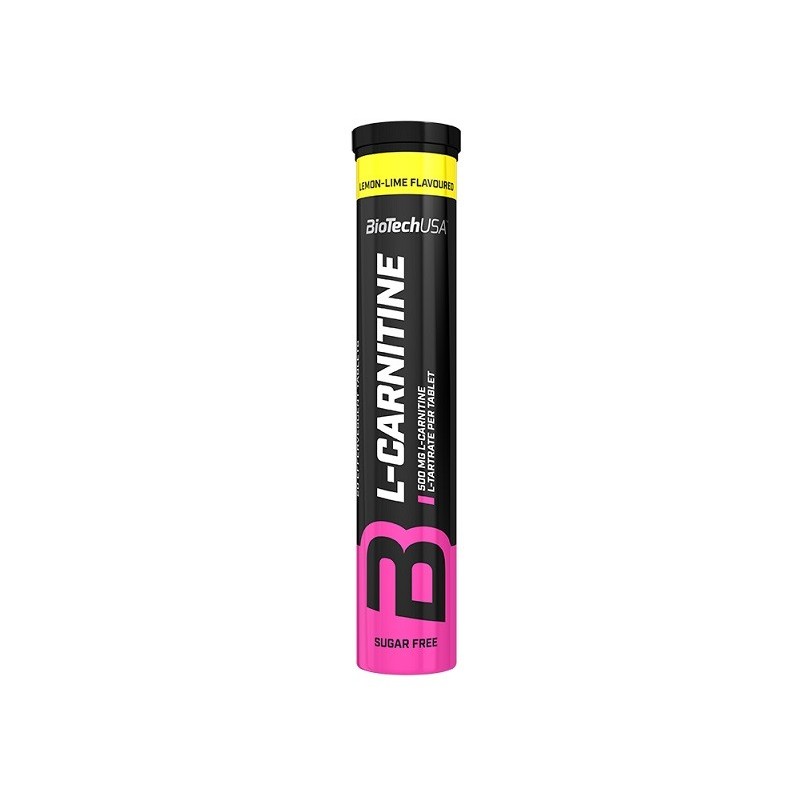 L-Carnitine Effervescent 500mg Lemon 20 tablets BioTechUSA