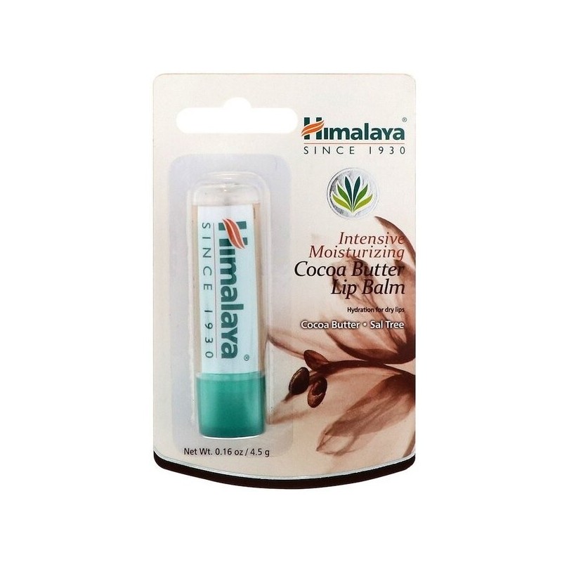 Intensive Moisturizing Cocoa Butter Lip Balm - 4.5 grams Himalaya