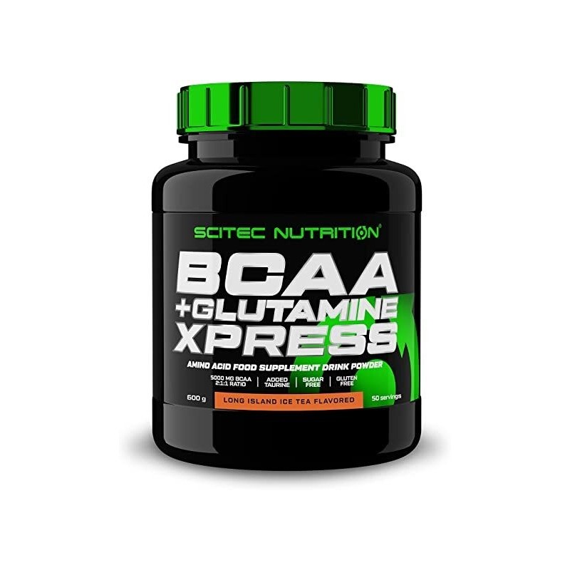 BCAA + Glutamina XPress Herbata Long Island 600g SciTec