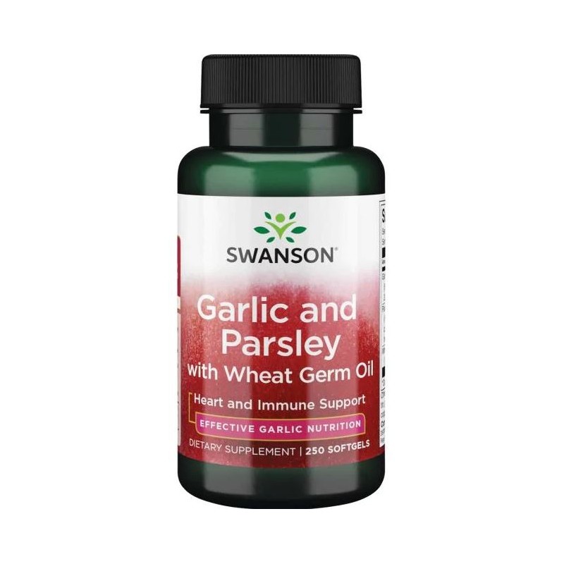 Garlic and Parsley with Wheat Germ Oil 250 softgels Swanson