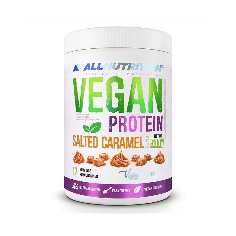 Vegan Protein Salted Caramel 500g Allnutrition
