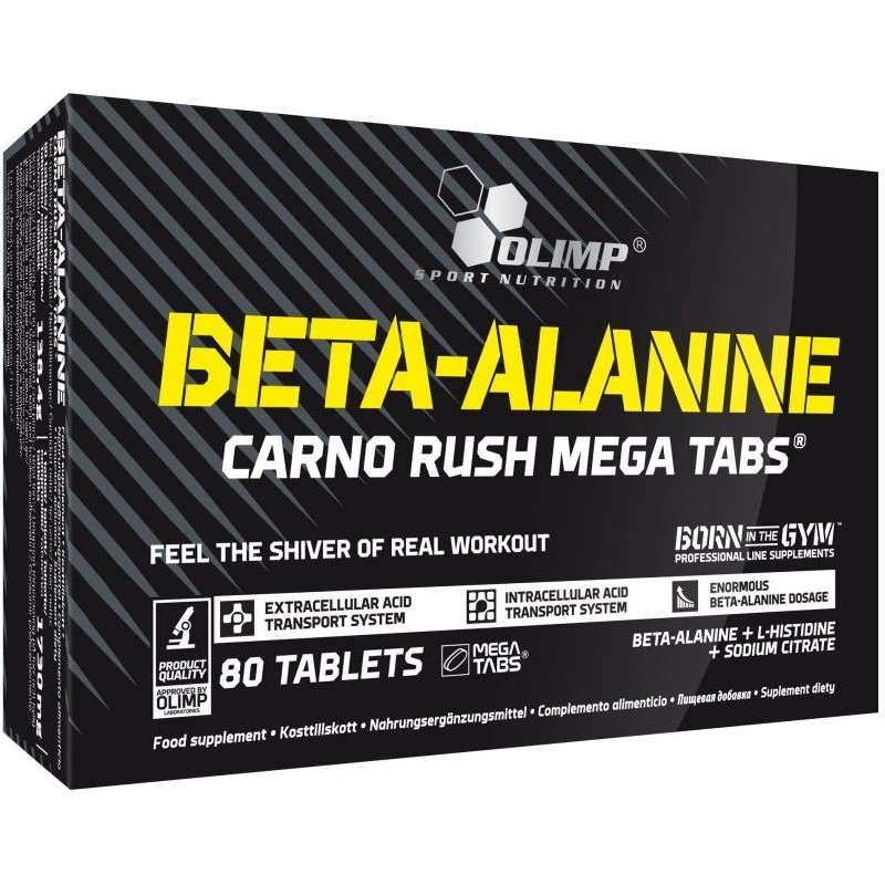 Beta Alanina Carno Rush Mega Tabs 80 tabletek Olimp Nutrition