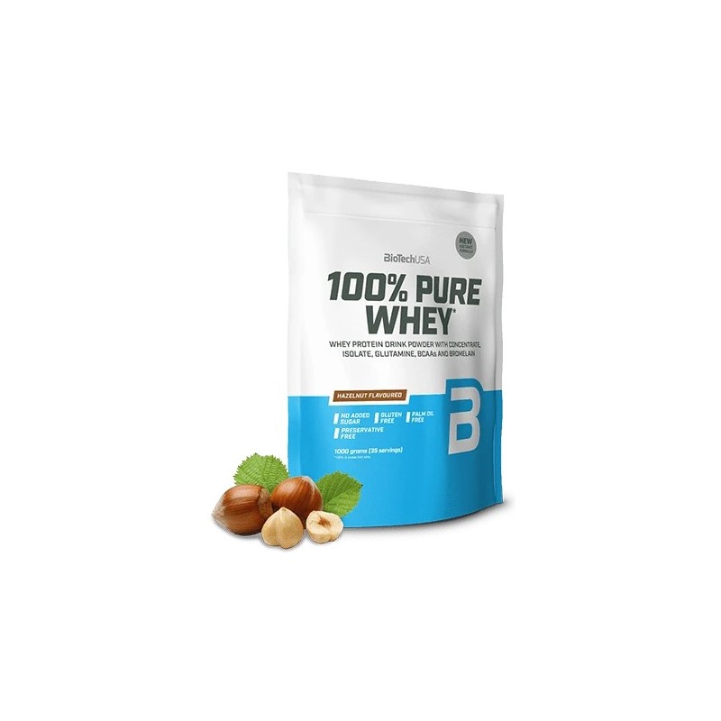 100% Pure Whey Hazelnut 1000g BioTechUSA