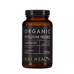 Organic Psyllium Husks 120 vcaps KIKI Health