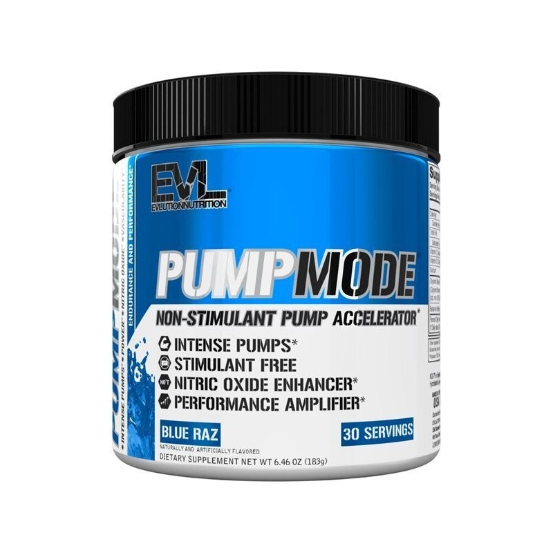 PumpMode Powder Blue Raz 183g EVLution Nutrition