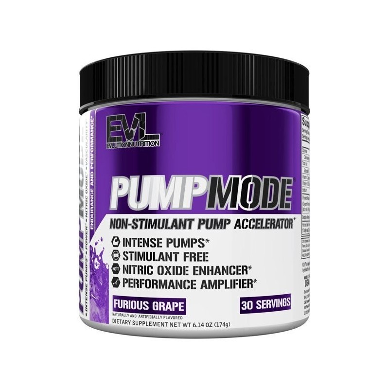 PumpMode Powder Furious Grape 174g EVLution Nutrition