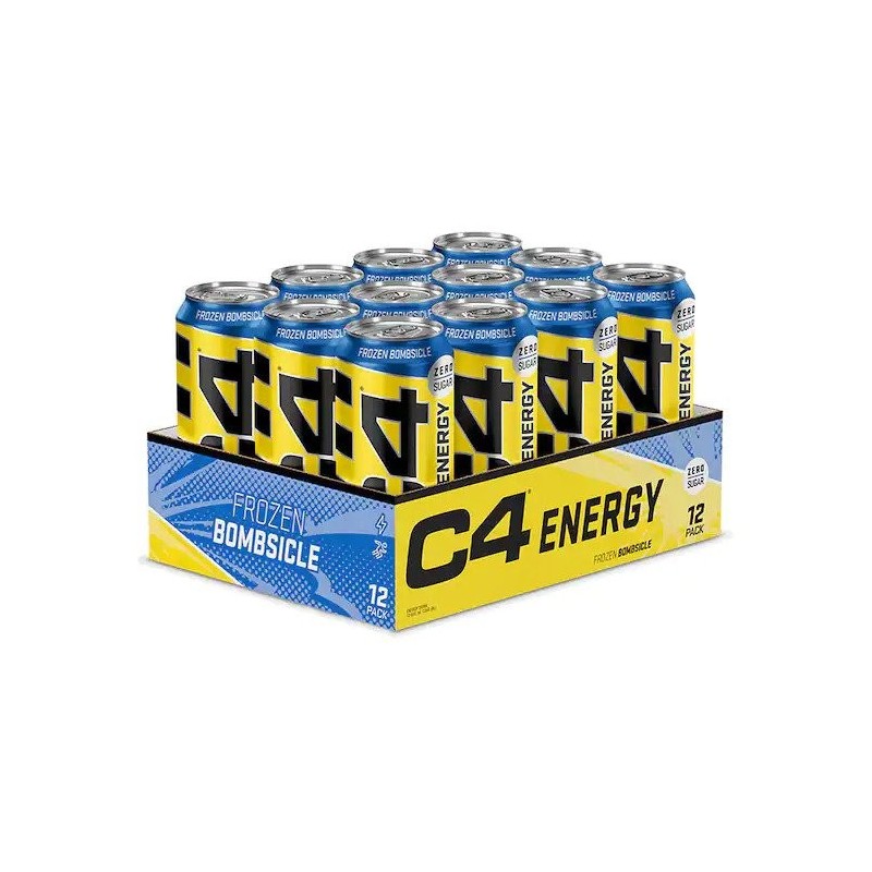 C4 Explosive Energy Drink Frozen Bombsicle 12x500ml Cellucor