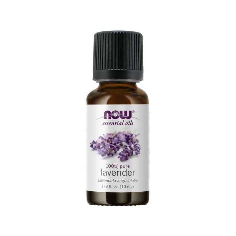 Essential Oil, Lavender Oil 100% Pure 10ml NOW Foods