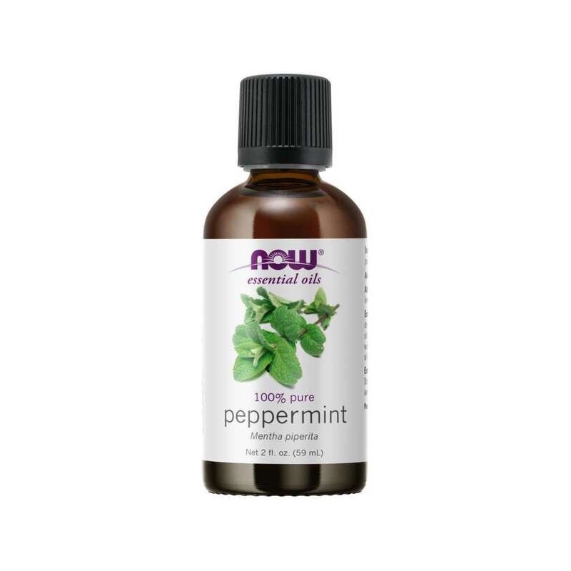 Essential Oil, Peppermint Oil 59ml NOW Foods