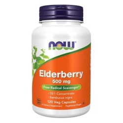 Elderberry 500mg 120 vcaps NOW Foods