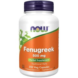 Fenugreek 500mg 250 vcaps NOW Foods