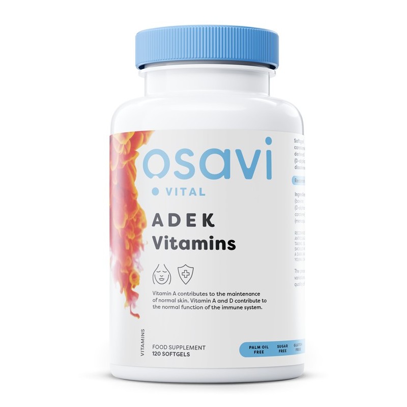 ADEK Vitamins 120 softgels Osavi