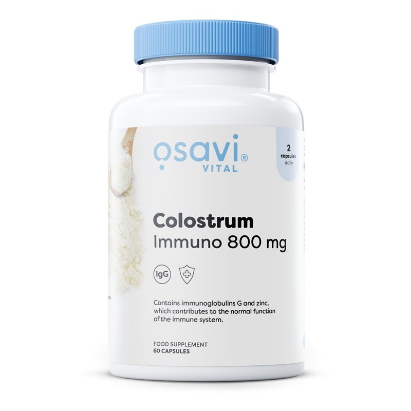 Colostrum Immuno 800mg 60 kapsułek Osavi